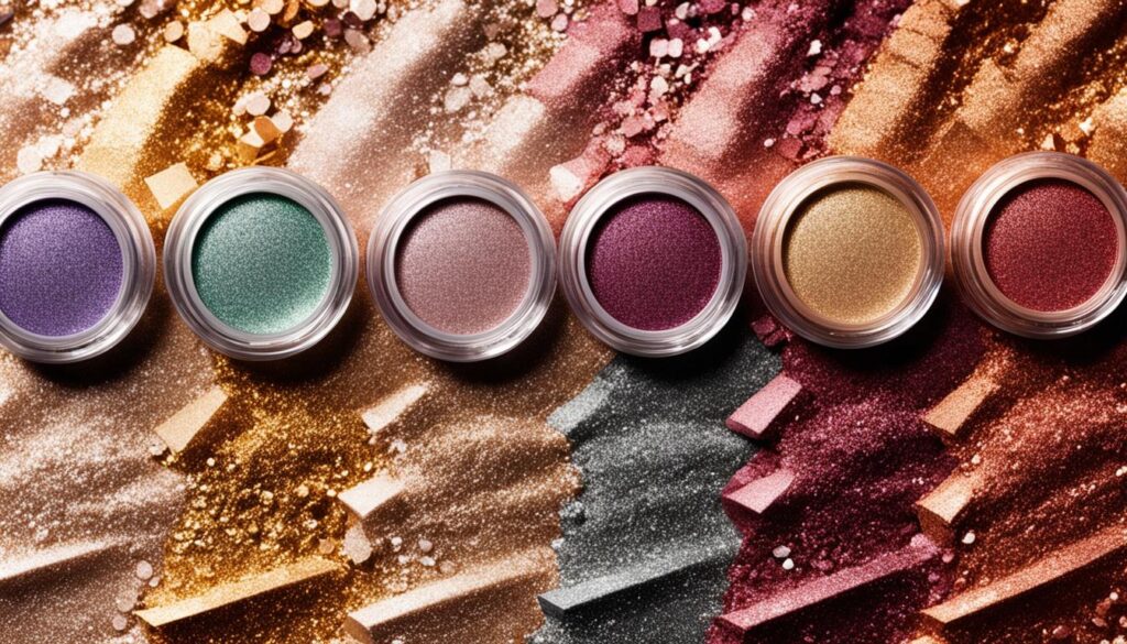 Palet eyeshadow pigmen tinggi